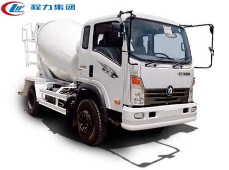 重汽王牌5方水泥搅拌车