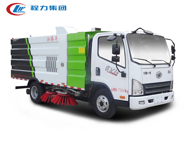国六解放5方扫路车