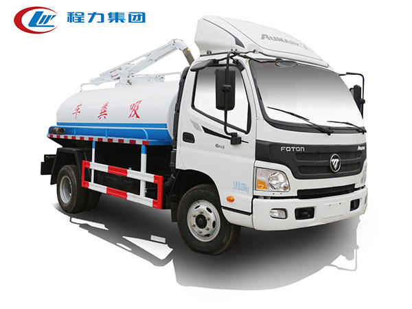 福田欧马可6方吸粪车