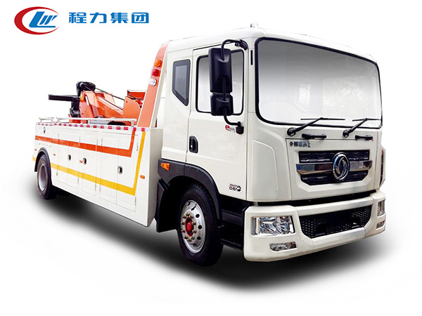 东风D9一拖一清障车