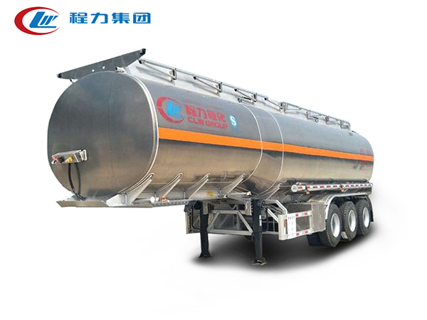 42立方铝合金运油半挂车