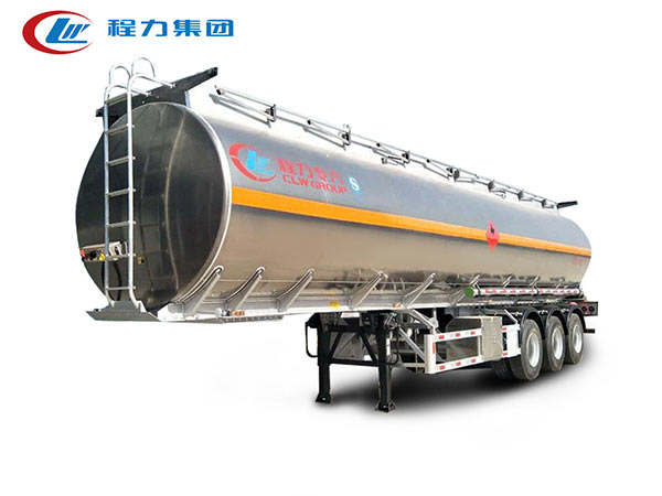 46立方铝合金运油半挂车
