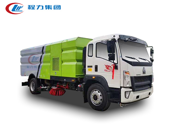 国六重汽豪沃16方多功能洗扫车